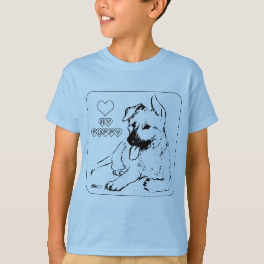 Puppy Love T-shirt (Voorkant)