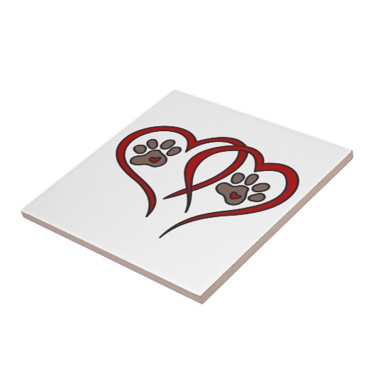 Puppy Love Tegeltje (Zijkant)