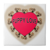 Puppy Love Tegeltje (Voorkant)