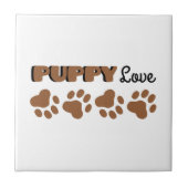 Puppy Love Tegeltje (Voorkant)