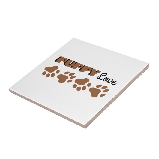 Puppy Love Tegeltje (Zijkant)