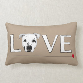 Puppy Love Text Art Kussen