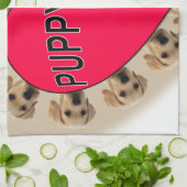 Puppy Love Theedoek (Gevouwen)