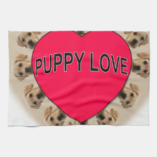 Puppy Love Theedoek