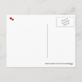 Puppy Love Valentijnsdag Briefkaart (Achterkant)