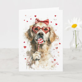Puppy Love Valentijnsdag Kaart