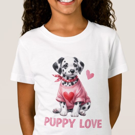 Puppy Love Valentijnsdag T-shirt voor kinderen