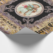 Puppy Love Victoriaans Cadeaupapier (Hoek)