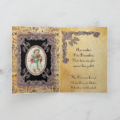 Puppy Love Victoriaans Feestdagen Kaart (Binnen)