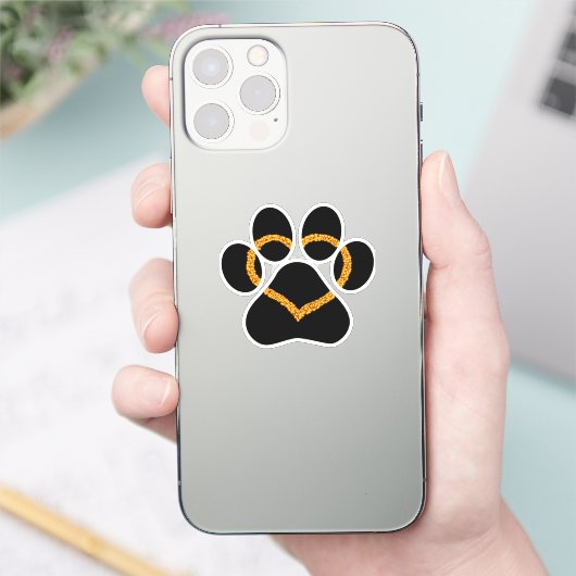 Puppy Love Vinyl Car Decal Sticker (Telefoon)