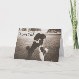 Puppy Love Wenskaart Kaart