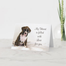 Puppy Love Wenskaart Kaart