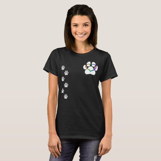 PUPPY LOVE White T-shirt (Voorkant volledig)