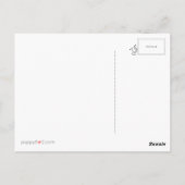 Puppy Love Yukata Girl Briefkaart (Achterkant)