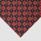 Puppy Lover checkt RED 02-WRAPPING PAPIER MET WEEF (Detail)