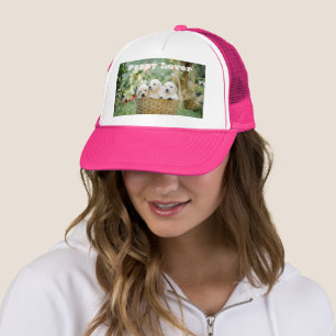 Puppy Lover Foto Gedrukte Trucker Hoeden - Petten
