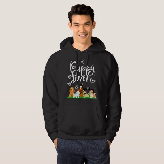Puppy Lover Hoodie (Voorkant volledig)