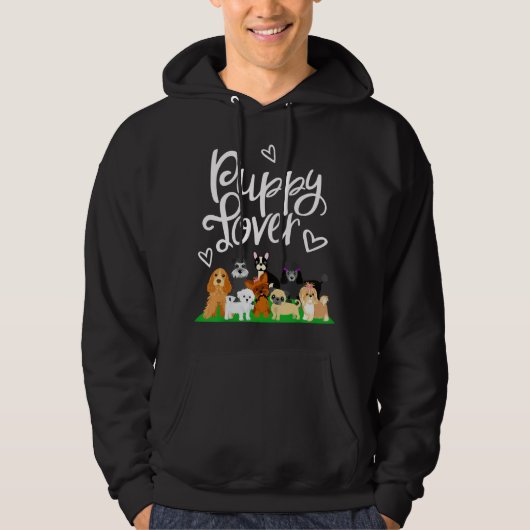 Puppy Lover Hoodie (Voorkant)