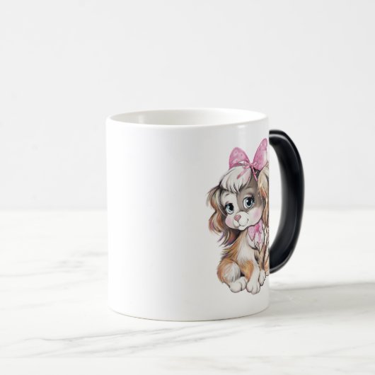 Puppy Magische Mok (Voorkant rechts)