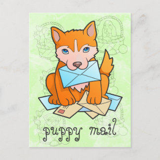 puppy mail briefkaart