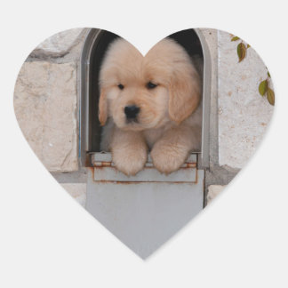 puppy-mail hart sticker