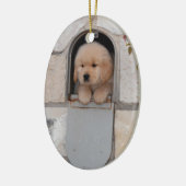 Puppy Mail Keramisch Ornament (Links)