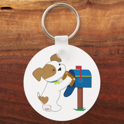 Puppy Mail Sleutelhanger (Voorkant)