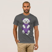 Puppy Maltese Baby Drager T-shirt Mannen (Voorkant volledig)