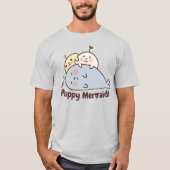 Puppy Mermaids T-shirt (Voorkant)