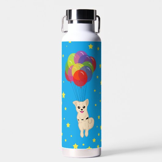 Puppy met ballonnen waterfles (Voorkant)