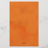 Puppy met Black Cat en Bat, Happy Halloween! Briefpapier (Achterkant)