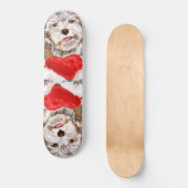 Puppy met Heart Gift Skateboard Love (Voorkant)