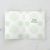 Puppy met kerstkaart met kerstmuts feestdagen kaart (Binnen)