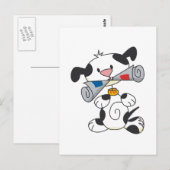 Puppy Met Kranten T-shirts En Geschenken Briefkaart (Voorkant / Achterkant)