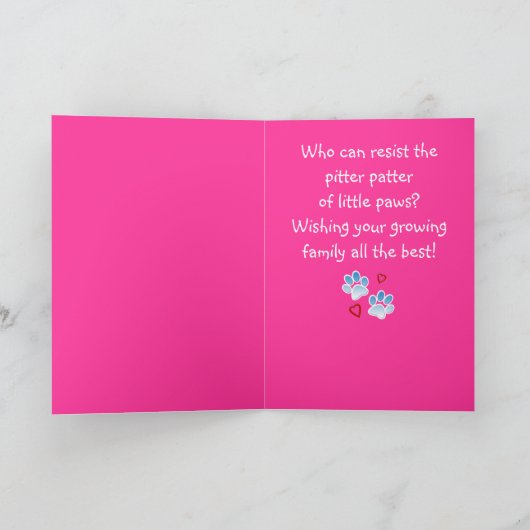 Puppy met Pawprinters en bot Kaart (Binnen)