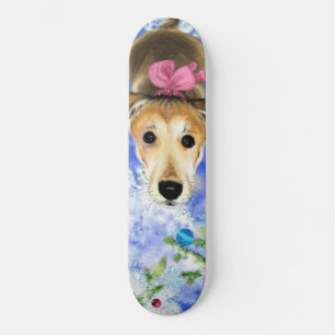 Puppy met roze lint - Cute - Persoonlijk Skateboard
