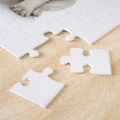 Puppy met Santa Hat en rendieroorten Legpuzzel (Zijkant)