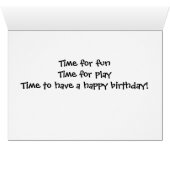 PUPPY MET SPEELGOED ZEGT DAT JE OP TURING BENT *** (Binenzijde Horizontaal (Onderkant))