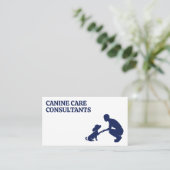 Puppy met Trainer Visitekaartje (Staand voorkant)