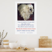 Puppy Mills Breed Misery Poster (Keuken)