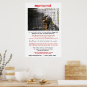 Puppy Mills Breed Misery Poster (Keuken)