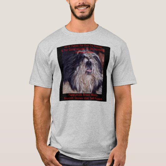 Puppy Mills Breed Misery Shirt (Voorkant)