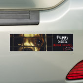 Puppy Mills Bumpersticker (Op auto)