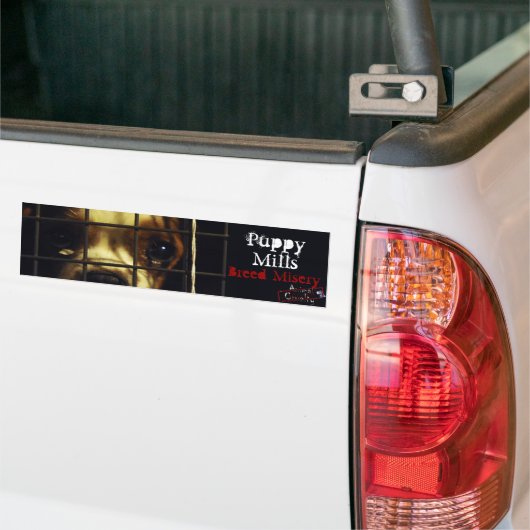 Puppy Mills Bumpersticker (Op Truck)