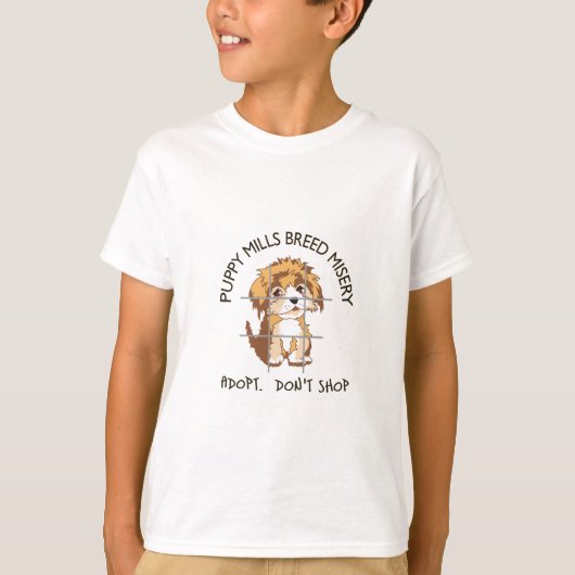 PUPPY MILLS T-SHIRT (Voorkant)