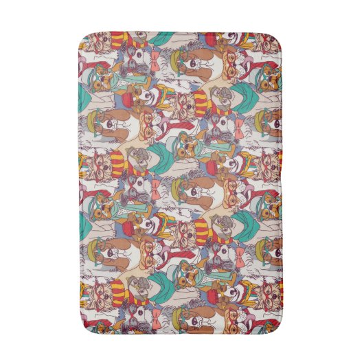 Puppy Mode Patroon Badmat (Voorkant Verticaal)