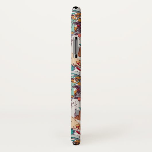 Puppy Mode Patroon Case-Mate iPhone Case (Achterkant / rechts)