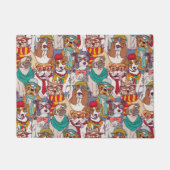 Puppy Mode Patroon Deurmat (Voorkant)