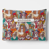 Puppy Mode Patroon Etui (Voorkant)