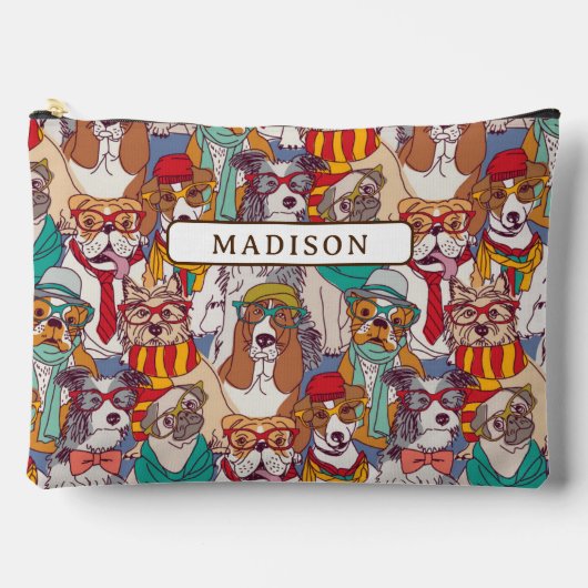 Puppy Mode Patroon Etui (Voorkant)